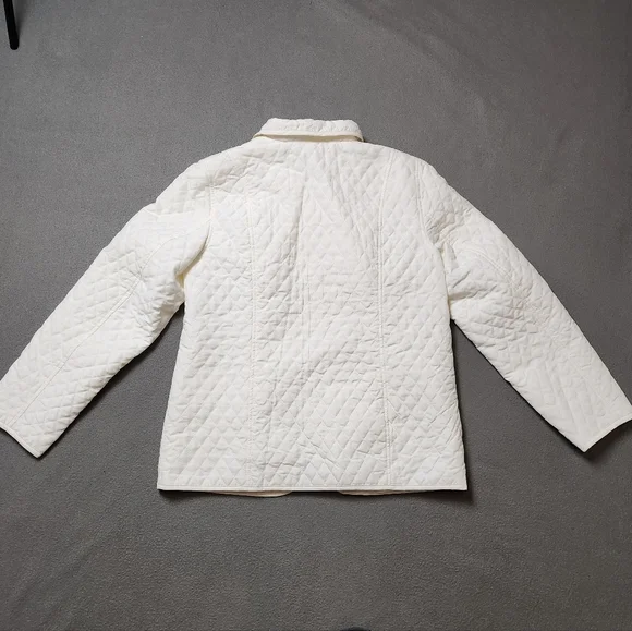 Quilted Jacket JM Collection - Light Spring Fall Jacket Sz Med - Picture 3 of 9